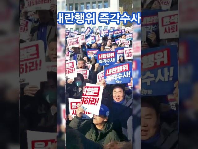 윤석열 사퇴! 내란행위 즉각 수사! #오세현 #아산시장 #윤석열사퇴