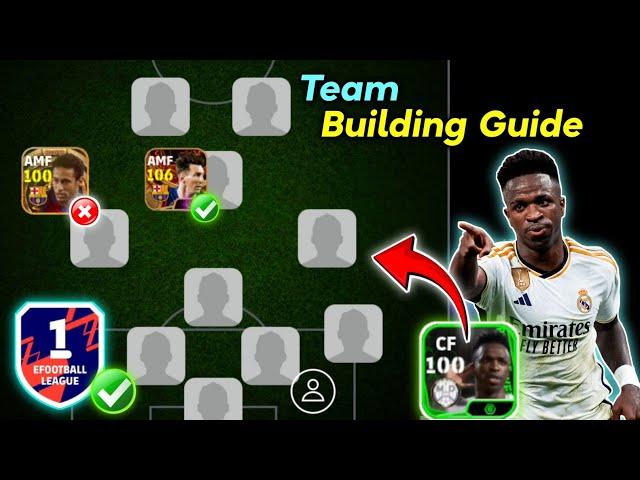 The Reason Why You Always Lose But Have A Good Team | 9 Tips Team Building Guide Efootball 2024