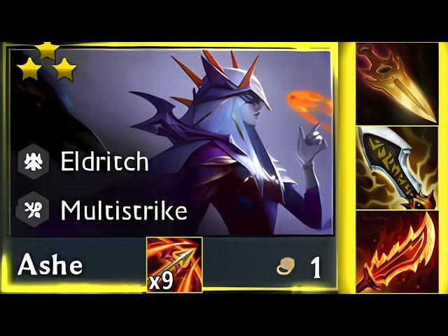 " PBE REWORKED Ashe Act like x9 RunaansHurricane " | Gambler`s Blade Ashe ⭐⭐⭐ 3 Star | TFT SET 12