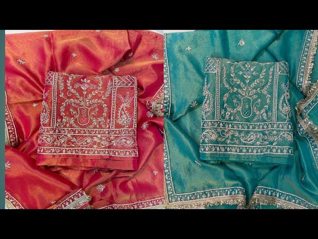 ਸ਼ਪੈਸਲ ਨਵੇਂ ਨਵੇਂ ਡਿਜ਼ਾਇਨਰ ਸੂਟ special latest new partywear Handwork  suits dabka work bridal suits🫶