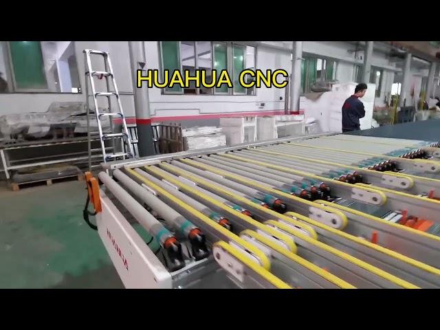 Complete line connection of six sided Drilling Machine