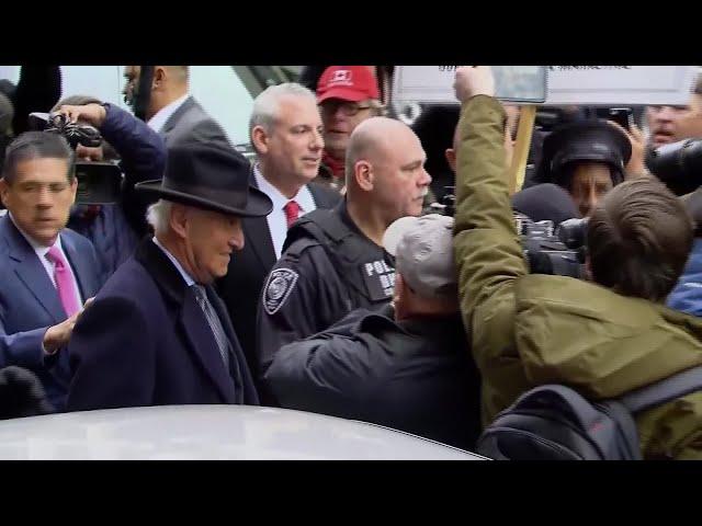 Roger stone sentenced to 40 months behind bars for obstruction, lying to Congress, witness tampering