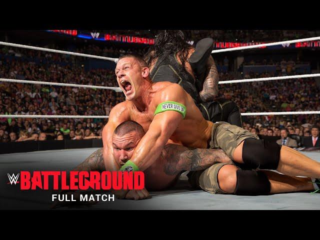 FULL MATCH: Roman Reigns vs. Randy Orton vs. Kane vs. John Cena –Title Match: WWE Battleground 2014