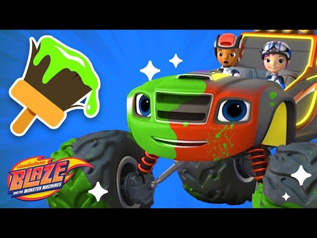 Makeover Machines #33 w/ Special Mission Blaze! | Games for Kids | Blaze and the Monster Machines