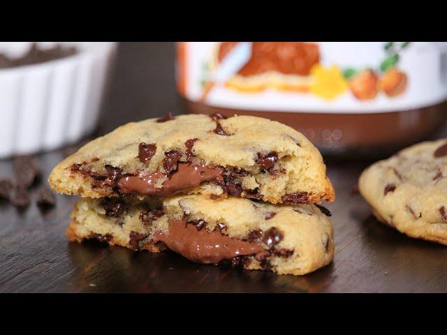 Chocolate Chip Nutella Cookies | How Tasty Channel