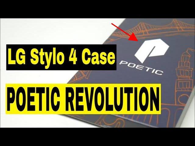 Lg Stylo 4 Case - Poetic Revolution - Unboxing