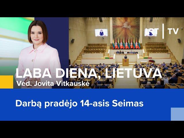 Tiesiogiai. Darbą pradėjo 14-asis Seimas | Laba diena, Lietuva | 2024-11-14