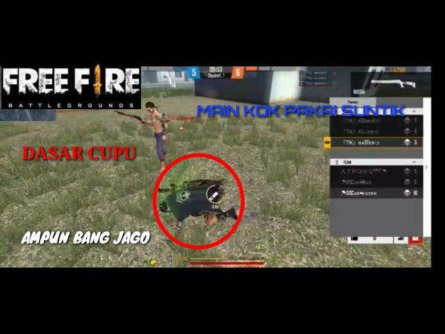 SPARING GUILD KOK PAKAI SUNTIK ..CLASH SQUAD!! FREE FIRE BATTLEGROUNDS