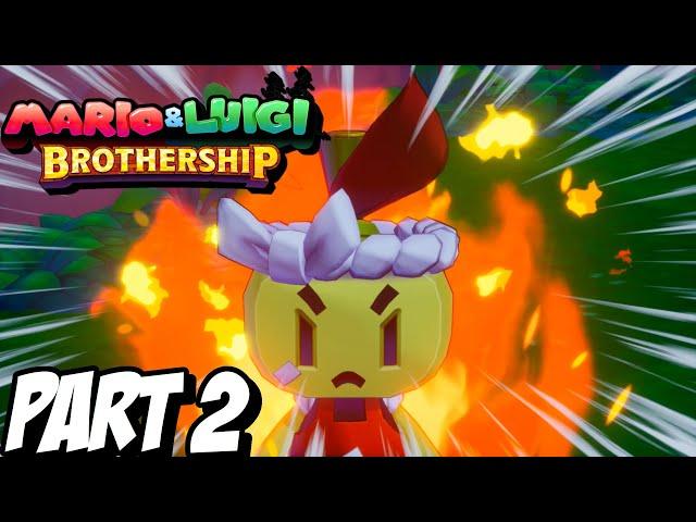 MARIO & LUIGI: BROTHERSHIP "Raynforst Island" Playthrough Gameplay Part 2 (Nintendo Switch)