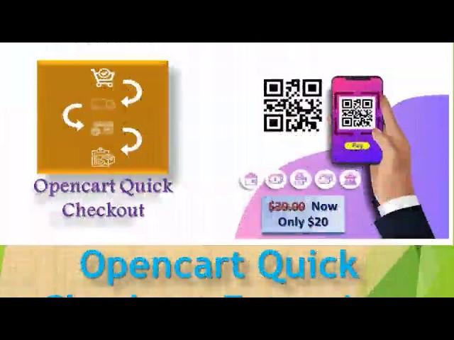 Opencart Hide Checkout Steps / Quick Checkout Extension