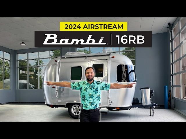 Smallest Airstream Travel Trailer | 2024 Bambi 16RB Walkthrough Tour