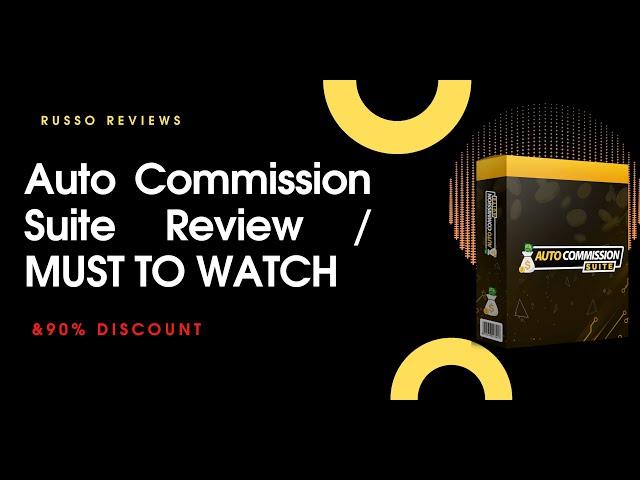 Auto Commission Suite Review 2021 | Auto Comission Suite Review | ️!WATCH BEFORE BUY!️ | Honest