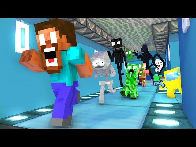 AMONG US ALIEN IMPOSTOR ATTACK ESCAPE (Mobs Parody)