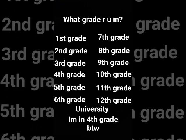 what grade r u in?? #maths #funny #edit