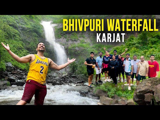 Bhivpuri Waterfall Latest Video 2024 | Best Waterfall In Monsoon | Safest Waterfall Near Mumbai