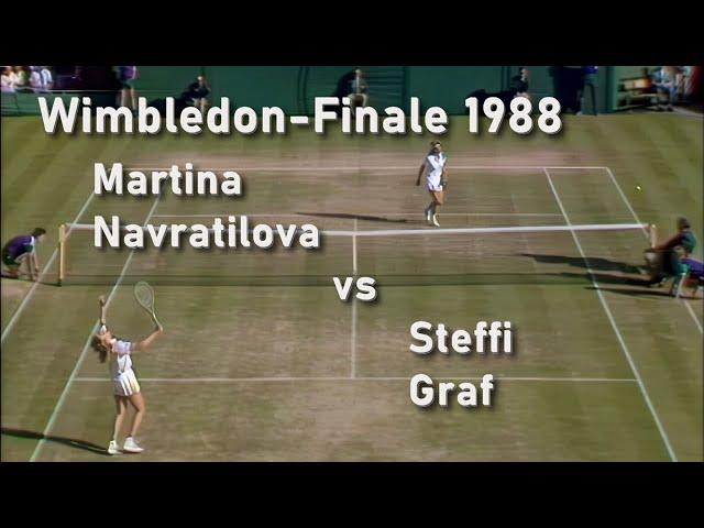 Wimbledon Finale 1988  Martina Navratilova - Steffi Graf (in HD)