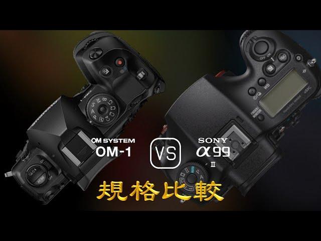 OM SYSTEM OM-1 與 Sony A99 II 的規格比較