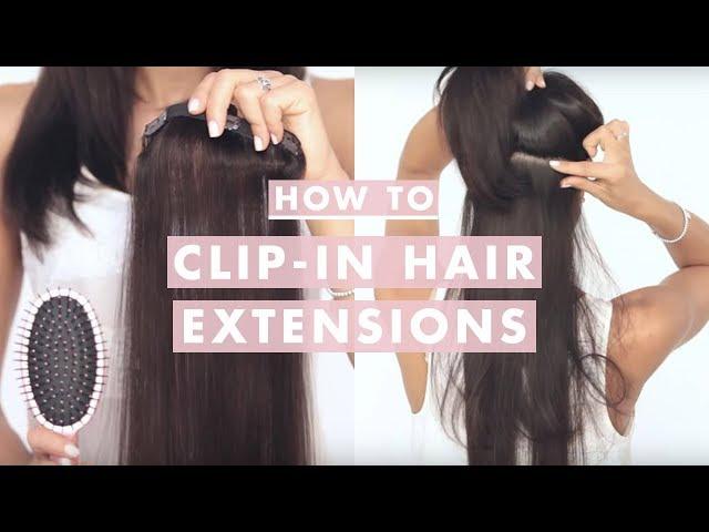 How to Clip In Luxy Hair Extensions