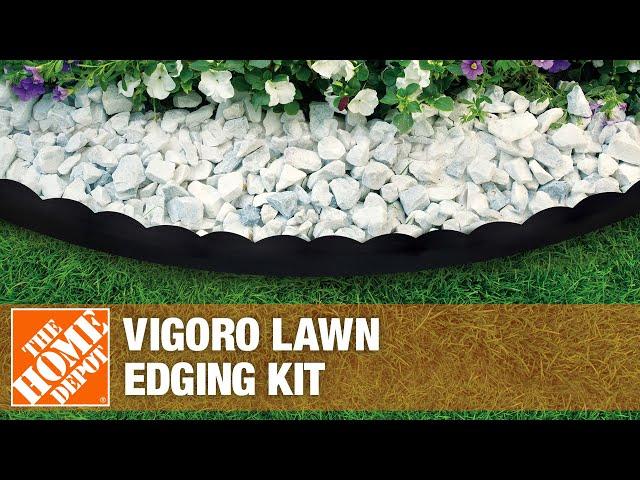 How to Use the Vigoro Lawn Edging Kit | The Home Depot