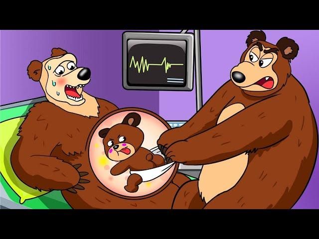 Female Bear is Pregnant! BUT , WHO is BABY ? | Bear's Life Story | Bear Funny Animation