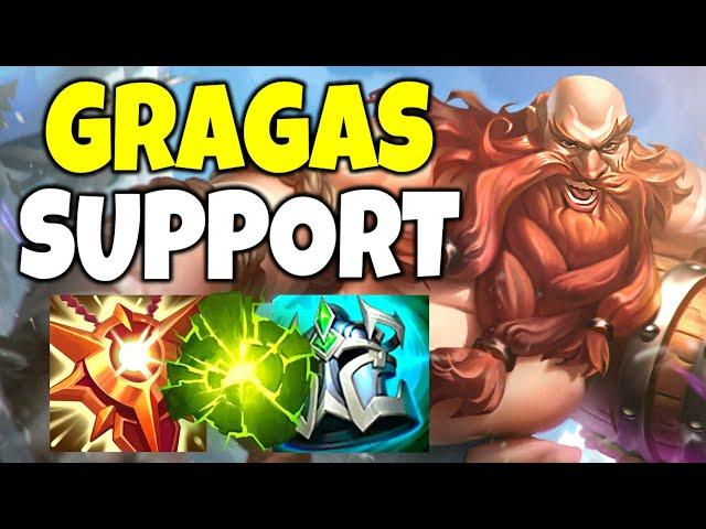 NEW OFF META GRAGAS SUPPORT IS THE ULTIMATE COUNTER PICK  - League of Legends