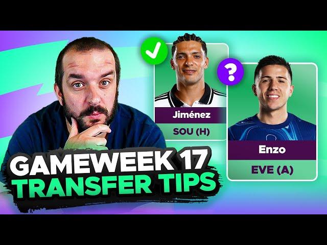 TIME FOR JIMÉNEZ?  | FPL TRANSFER TIPS | GAMEWEEK 17 | Fantasy Premier League Tips 2024/25