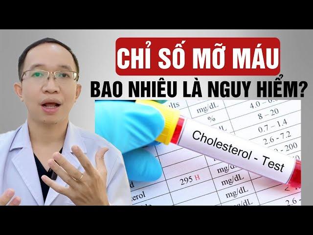 Chỉ số Mỡ Máu bao nhiêu là nguy hiểm? | Bác Sĩ Trần Minh