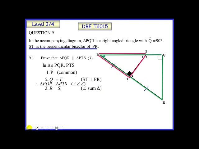 Similiar Triangles Revision