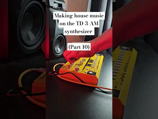 making house music on the TD-3-AM synthesizer (part 10)  #housemusic #synthesizer