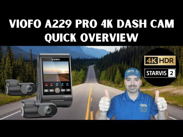 Viofo A229 Pro 4K Dash Cam Overview | Safe Drive Solutions