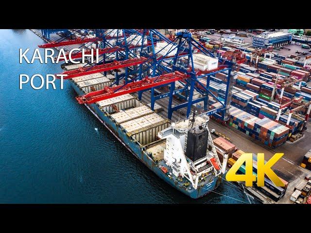 KARACHI PORT ️ - 4K Ultra HD - Karachi Street View