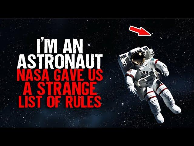 I'm an Astronaut. NASA gave us a STRANGE list of Rules