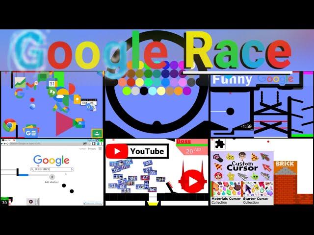 35 Marble Race EP. 23 : Google Race (in Algodoo) | RED HUY