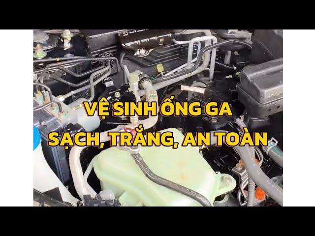 Vệ Sinh Ống Gas Khoang Máy Như Thế Này