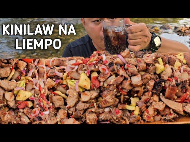 KINILAW NA LIEMPO | OUTDOOR COOKING | MUKBANG PHILIPPINES