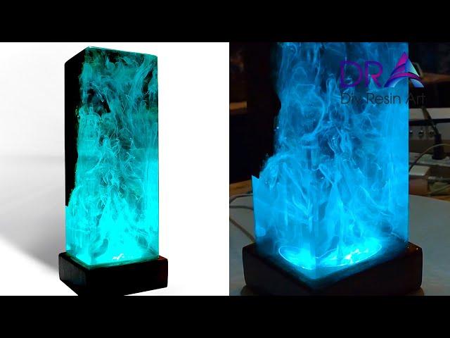 How to start epoxy resin lamp art | Diy Resin Art