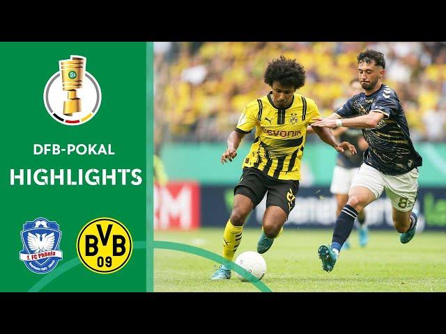 Underdog scores! | 1. FC Phönix Lübeck vs Borussia Dortmund 1-4 | Highlights | DFB-Pokal First Round