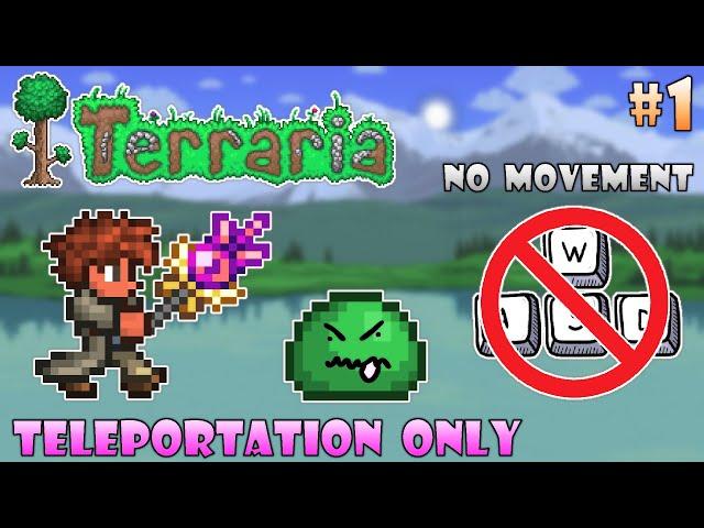 Terraria, but I can only move with the Rod of Harmony - No Movement Challenge (Part 1)