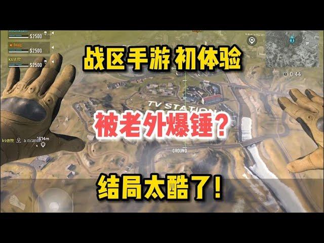 【战区手游】战区手游初体验，被老外爆锤？结局太酷了！#顺仙