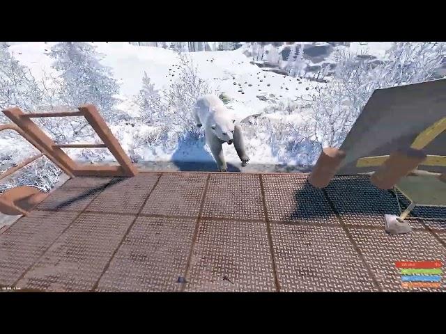 Rust Staging Bug Report | Animals attack through the bottom of the train