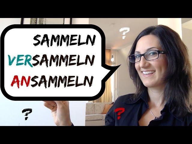 sammeln-versammeln-ansammeln: Was ist der Unterschied?