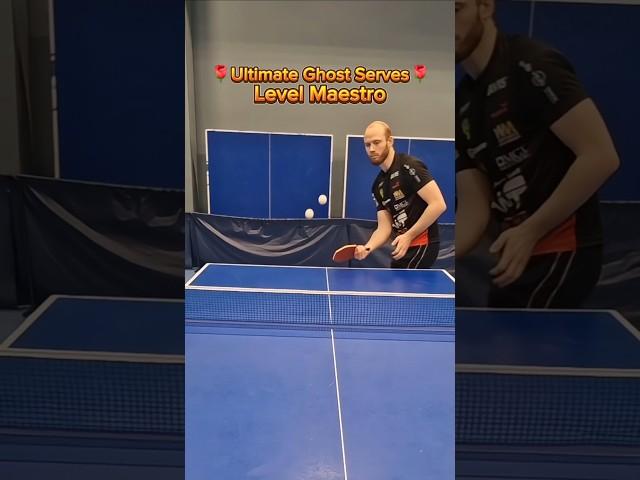 Ultimate Ghost Serves! #pingpong #tabletennis