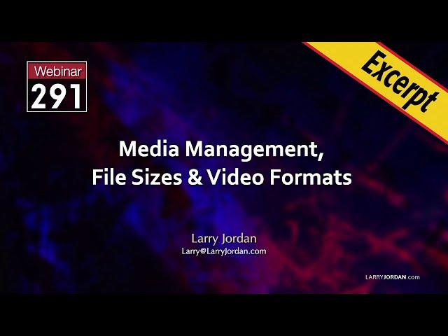 Planning Storage Needs for Video Editing