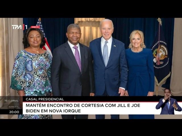 Casal Presidencial mantém encontro de cortesia com Jill e Joe Biden em Nova Iorque