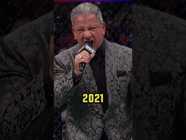 Bruce Buffer throughout the years!  #ufc