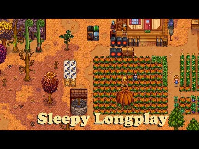 Stardew Valley 1.6 Longplay | Autumn Y1 | Getting Ready For Winter (No Commentary)