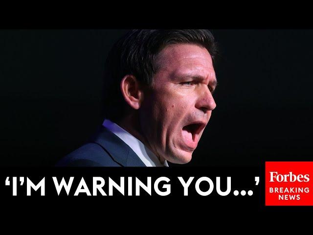 JUST IN: DeSantis Issues Clear Warning To Looters Amidst Hurricane Milton Wreckage