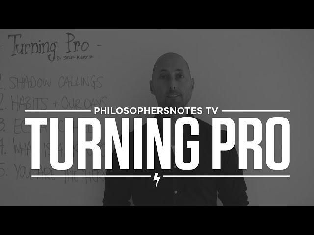PNTV: Turning Pro by Steven Pressfield (#135)