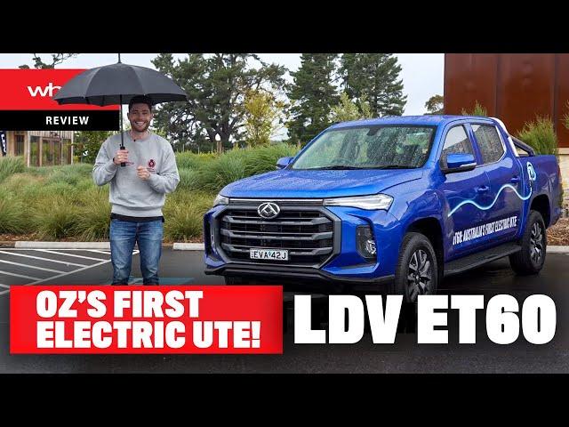ELECTRIC UTE! 2023 LDV eT60 review. It costs HOW MUCH? | Wheels Australia
