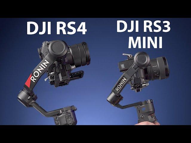 DJI RS4 vs DJI RS3 Mini - Which Gimbal To Buy